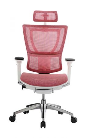 IOO High Back Fit ergonomic chair by Ergohuman Red