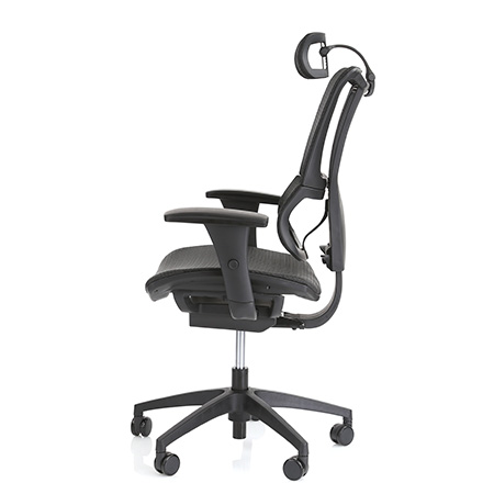 Ergohuman IOOB executive fit chair left side view