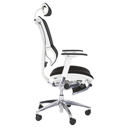 IOO executive fit office chair with legrest right side view