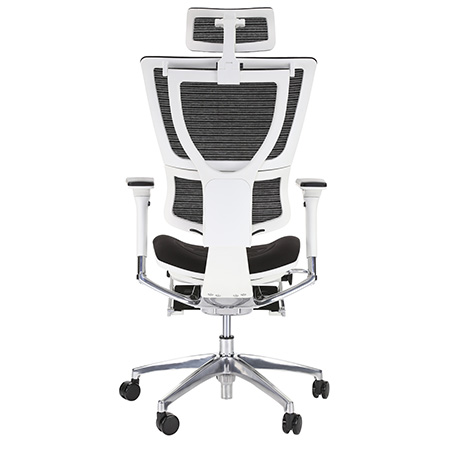 IOO executive fit office chair with legrest rear view